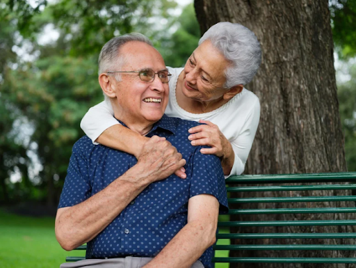 Pärchen COPD Atemwegserkrankung Intimität